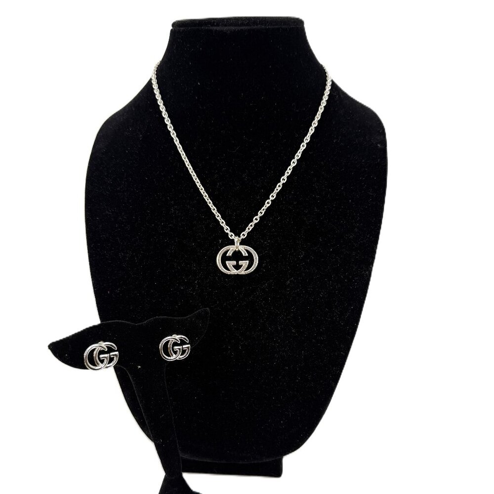 Gucci GG Marmont Necklace and Earring Set